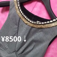 ⚜️⚜️98点36号【限定♥】ポールカ　ロングワンピース　グレー　¥8500↓