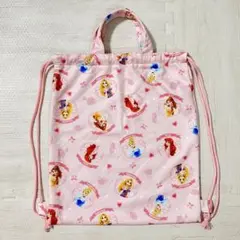 しまむら　ディズニープリンセス　ナップサック