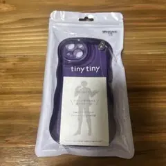 tiny tiny iPhone 15用 紫色ソフトケース