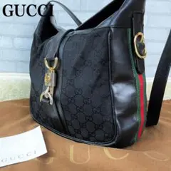 ✨超激レア✨GUCCI ジャッキー ゴールド金具 GG レザー シェリーライン