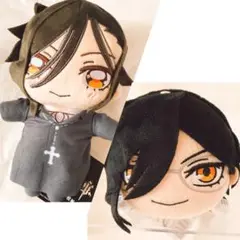 黒執事　セバスチャン2個セット　寄宿学校編　KIRA MUCCHI 寝そべり
