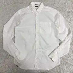 美品✨デンハム 長袖シャツ オックスフォード ボタンダウン 鋏ロゴ ストレッチ