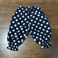 子ども用ズボン　水玉ネイビー　110cm ※中古