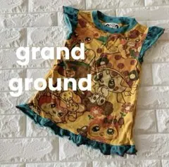 【grand ground】グラグラ半袖ワンピース 90サイズ