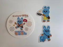 【非売品】 小田急 もころん 限定コースター+ステッカー2種