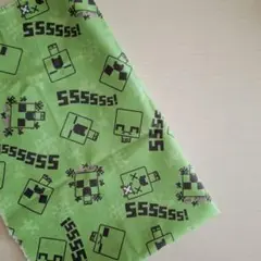 マインクラフト クリーパー 生地 緑