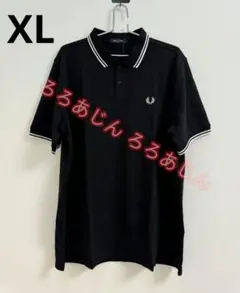 未使用 FRED PERRY ブラック ポロシャツ