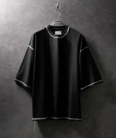 【完売品・美品】CIASENSE ハンドステッチTシャツ ブラック Mサイズ