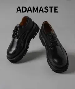ADAMASTE ハイソールレザースイッチシューズ　XSサイズ　ブラック ADAMASTE（アダマスト）の「ハイソールレザースイッチシューズ