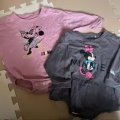しまむら　ミニー　ロンパース