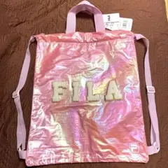 【FILA】　ナップサック オーロラ　ピンク　スイムバッグ　水泳バッグ