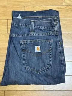 Carhartt ダークブルー ストレートデニム