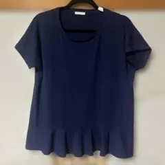 PAS DE DEUX フリル裾 半袖Tシャツ Lサイズ