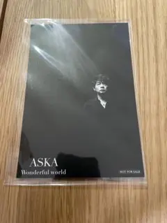 ASKA Wonderful world 特典 ポストカード タワーレコード