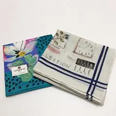 [新品] ブランドハンカチ　ungaro & ELLE