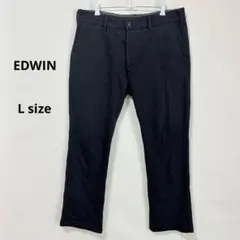 エドウィン　EDWIN ジャージーズ　スラックス　L グレー　アンクルパンツ