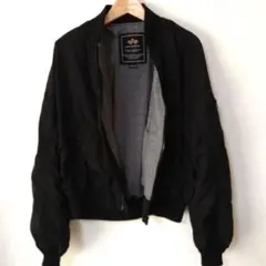 美品　ALPHA INDUSTRIES MA-1ジャケット サイズM　ブラック