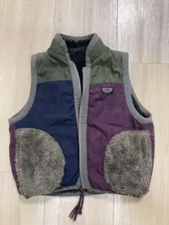 ベスト　男の子　リバーシブル　90cm