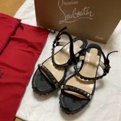 クリスチャンルブタン カタクロウ 厚底 サンダル かわいい