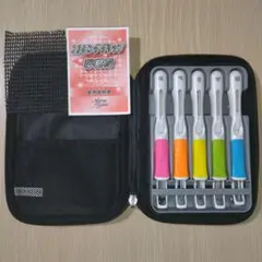 【左利き用】彫刻刀５本セット　ストロンググリップ　日本標準　小学校　図画工作