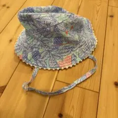 millymook フラワー柄 帽子 51cm 2-5歳