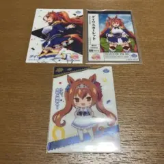 ウマ娘　クリアカード　コレクションガム　ダイワスカーレット　3枚セット