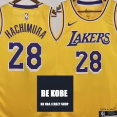 NBA 八村塁レイカーズジャージユニフォームM/コービールカレブロンカリー