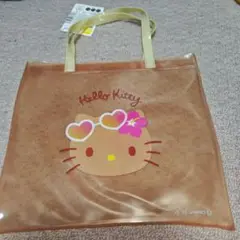 キャンドゥ ハローキティ PVCトートバッグ