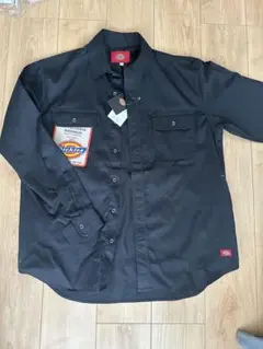 Dickies ワークシャツ L 黒　ディッキーズ　新品未使用