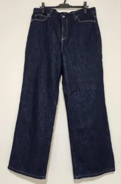 UNIQLO ユニクロ ワイドストレートジーンズ 32