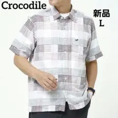 【新品】クロコダイル　ダブルガーゼ レギュラーシャツ【吸汗速乾】