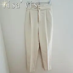 visa' vis タックテーパードスラックス（SS)アイボリー
