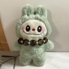 ラブブ　モコモコキーホルダー　オリーブ