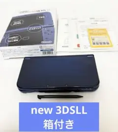 【箱付き】New ニンテンドー3DS LL メタリックブルー