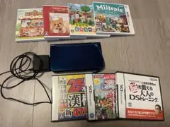 Newニンテンドー3DS LL メタリックブルー とびたせどうぶつの森 他