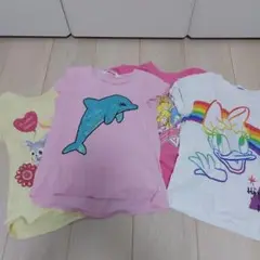 子供用カラフルTシャツセット