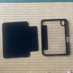 iPad mini 6 用 スタンド機能付きケース ブラック