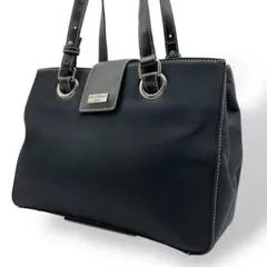 美品 CLATHAS クレイサス トートバッグ ハンドバッグ ナイロン レザー