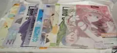 五等分の花嫁 A3クリアポスター 10点セット 未開封品