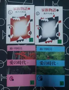 家族物語 上 家族物語 下 愛の時代 上下 瀬戸内 晴美 瀬戸内寂聴