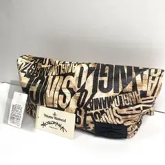 良品✨Vivienne westwood クラッチバック 英字タイポグラフィ