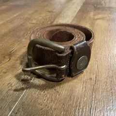 c-boy 90s Australia製brown leather belt