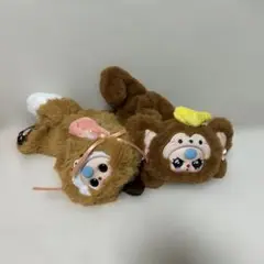 baby three ぬいぐるみ　ペンケース2セット
