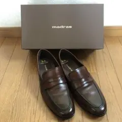 madras ダークブラウン ローファー　新作