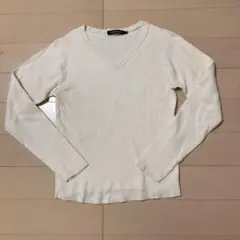 値下げ！アメリカンホリック　リプカットソー　アイボリー クリーム色　M