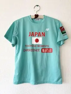 YONEX ヨネックス　Tシャツ　半袖　ユニセックスS マカオマラソン