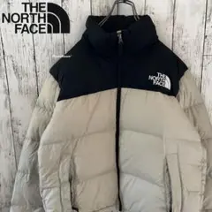 【大人気】ノースフェイス ヌプシダウンジャケット ダウグレー 国内正規品 XL
