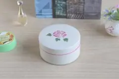 MANY マニー ホーロー製　セゾンドローズ角型ボックス Many（マニー）マッチ型ボックス | ローズ | プチメゾン