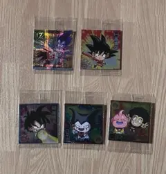 ドラゴンボール 超戦士シール ウエハース 超10-03 サイヤ人編 等5枚