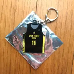 群馬クレインサンダーズ　ユニフォーム型アクリルキーホルダー ＃16 浅野ケニー